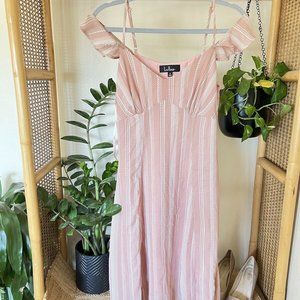 Lulu's cold shoulder dress